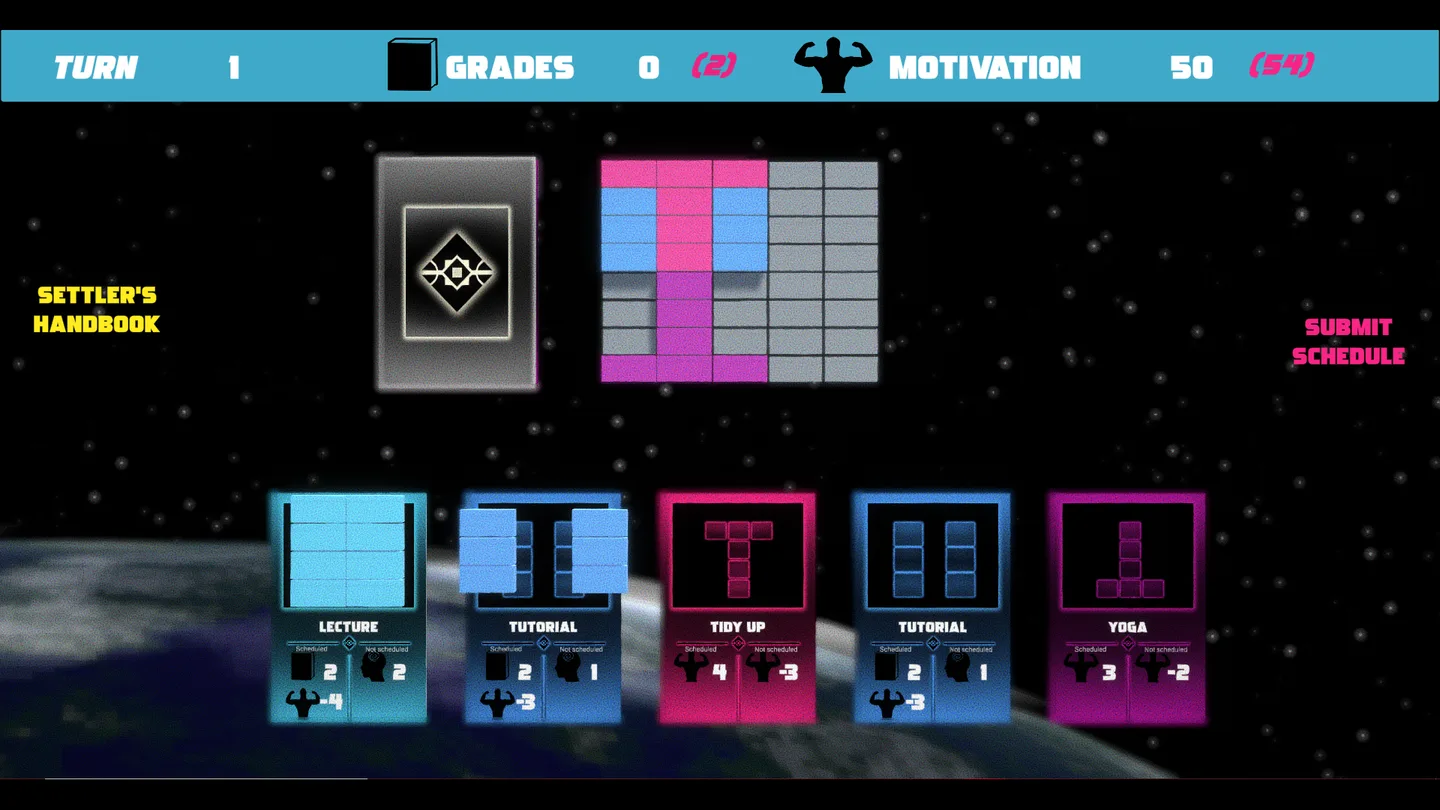 Imminent gameplay showing the card-based combat interface